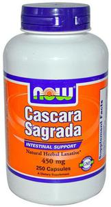 Now Foods Cascara Sagrada 450 mg 250 kapsuek - 2833548794