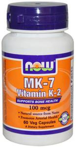 Now Foods Vitamin K-2 MK-7 100 mcg witamina K 60 kapsuek - 2833548797