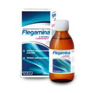 Flegamina 4 mg / 5ml syrop o smaku malinowym 120 ml - 2833548944