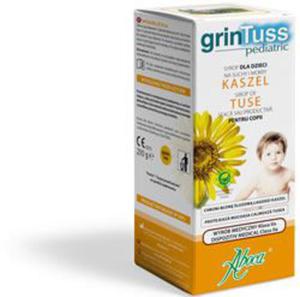 Aboca GrinTuss pediatric syrop dla dzieci na suchy i mokry kaszel 100 gram - 2833548987
