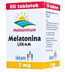 Melatonina Lek-Am 3 mg 60 tabletek - 2833544624