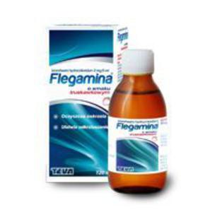 Flegamina 2 mg / 5 ml syrop o smaku truskawkowym 120 ml - 2833544888