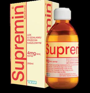 Supremin 4 mg / 5 ml syrop przeciwkaszlowy 200 ml - 2833544993