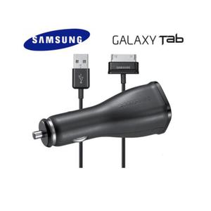 SAMSUNG Car Adapter [Black], adowarka samochodowa + Kabel USB dla Tabw Galaxy - 2836075273