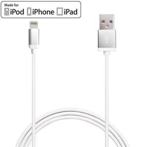 PURO Data Cable [White/Silver], Kabel (Lightning - USB) iPhone 5 - 2825285941