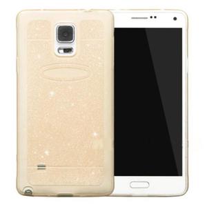 NewWay Glitter [Gold], Etui z brokatem do Galaxy Note 4 - 2825286447