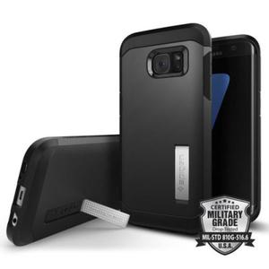 Spigen SGP Tough Armor [Black], Etui & stojaczek dla Galaxy S7 Edge - 2838435103