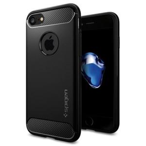 Spigen Rugged Armor [Black], Etui dla iPhone SE 2022 / SE 2020 / 8 / 7 - 2847318091