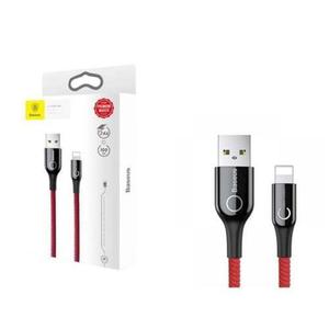 BASEUS kabel LIGHTNING C-shaped 2,4A/1m Czerwony/Red - 2860780204