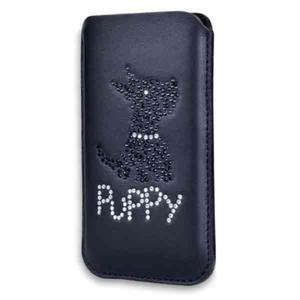 SOX Puppy [Black] Skrzana wsuwka dla iPhone SE/5/5S/5C - 2825285481