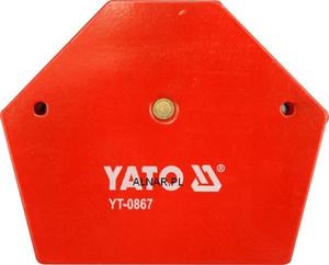 YATO SPAWALNICZY KTOWNIK MAGNETYCZNY 111x136x24 mm YT-0867 - 2822057149