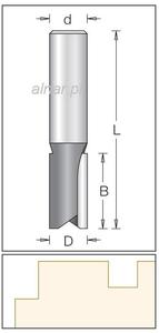 DIMAR FREZ 8x19x16x51 PROSTY TRZPIENIOWY - D1070795 - 2822057642