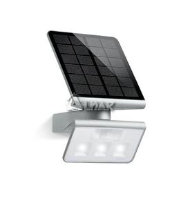 STEINEL XSOLAR LS REFLEKTOR LED Z PANELEM FOTOWOLTAICZNYM Z CZUJNIKIEM RUCHU - SREBRNY - 2822060921