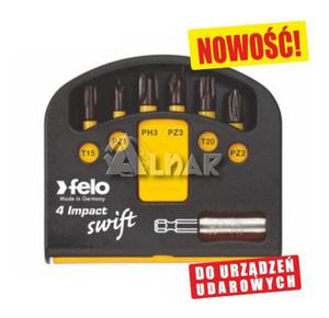 FELO ZESTAW 6 BITW SWIFT IMPACT Z UCHWYTEM MAGNETYCZNYM 6PC - 2822062336