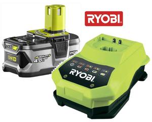 RYOBI RBC18L40 1 x AKUMULATOR 4.0 Ah 18 V LI-ION ONE PLUS + ADOWARKA - 5133001912 - 2822062614