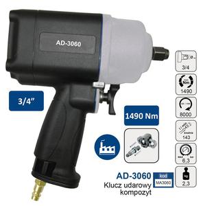 ADLER AD-3060 KLUCZ UDAROWY 3/4" 1490 Nm - MA3060 - 2822062953