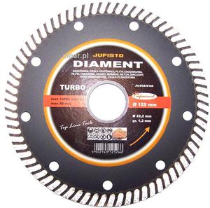 JUFISTO TARCZA DIAMENTOWA TURBO 125 mm - 2822048731