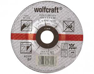 WOLFCRAFT TARCZA KORUNDOWA ODSADZONA DO CICIA METALU 115 x 2,5 WF1620099 - 2822053688