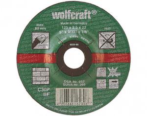 WOLFCRAFT TARCZA KORUNDOWA ODSADZONA DO CICIA KAMIENIA 125 x 2,5 WF1623099 - 2822053692