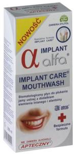 Alfa Implant 200ml - lagodny stomatologiczny pyn do ust z dodatkiem siemienia lnianego - 1892274612