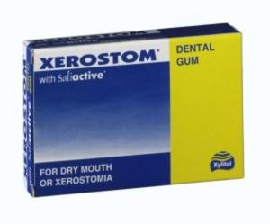 XEROSTOM Dry Mouth Dental Gum 10szt. - dentystyczna guma do ucia wspomagajca produkcj liny - 1892274782