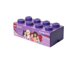 LEGO Friends 40041746 Pojemnik na klocki 4x2 fioletowy - 2859896904