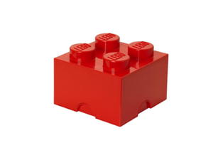 LEGO 40031730 Pojemnik na klocki 2x2 czerwony - 2859896983