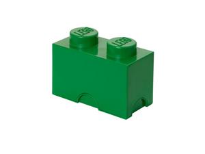 LEGO 40021734 Pojemnik na klocki 2x1 ciemnozielony - 2859897334
