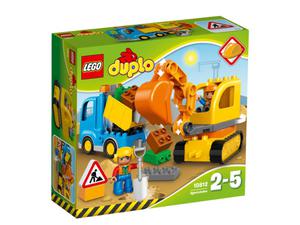 LEGO DUPLO 10812 Ciarwka i koparka gsienicowa - 2859897452