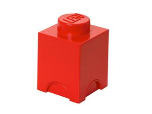 LEGO 40011730 Pojemnik na klocki 1x1 czerwony - 2859897511