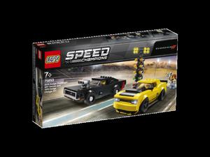LEGO Speed Champions 75893 2018 Dodge Challenger SRT Demon oraz 1970 Dodge Charger R/T - 2852551293
