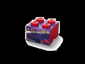 LEGO Movie 2 40031761 Pojemnik na klocki 2x2 czerwony - 2852551360