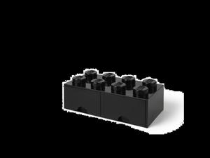 LEGO 40061733 Pojemnik na klocki z szufladami 4x2 czarny - 2852551369