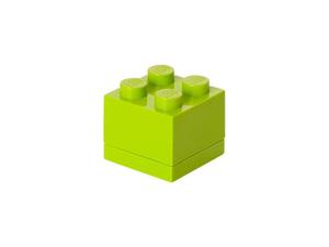 LEGO 40111220 Pojemnik na drobiazgi 2x2 MINI limonkowy - 2878759446