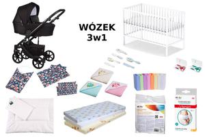 MIDI WYPRAWKA NIEMOWLCA Z WZKIEM MOSCA 3w1 BABY MERC - 2871731649