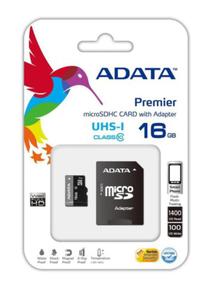 Karta pamici ADATA Premier AUSDH16GUICL10-RA1 (16GB; Class 10; Adapter) - 2878765465