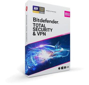 Bitdefender Total Security + VPN 10U/1Y - 2871475271