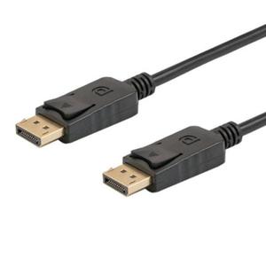 Kabel SAVIO CL-136 (DisplayPort M - DisplayPort M; 2m; kolor czarny) - 2874032206