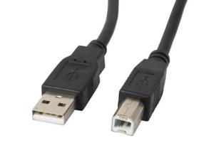 Kabel Lanberg CA-USBA-11CC-0030-BK (USB 2.0 typu A M - USB 2.0 typu B M; 3m; kolor czarny) - 2874213563