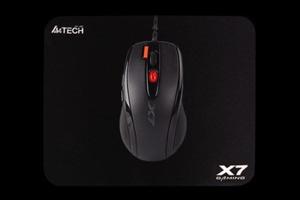 Mysz A4 TECH X-Game X-7120 A4TMYS46028 (optyczna; 3000 DPI; kolor czarny) - 2878326906