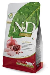 N&D Prime Chicken & Pomegranate Adult Neutered - sucha karma dla kota - 5 kg - 2878649716