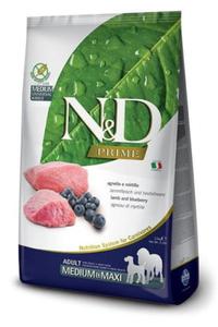 N&D Prime Lamb & Blueberry Adult Medium & Maxi - sucha karma dla psa - 12kg - 2875721512