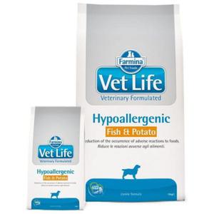 Vet Life Hypoallergenic Fish & Potato Canine - sucha karma dla psa - 12 kg - 2878090201