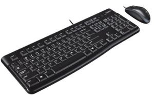 Zestaw klawiatura + mysz Logitech MK120 920-002562 (membranowa; USB 2.0; (US); kolor czarny; optyczna; 1000 DPI) - 2878765702