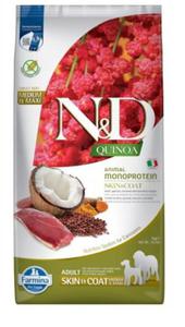 N&D Quinoa Skin & Coat Kaczka - sucha karma dla psa - 7 kg - 2875941262