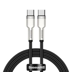 KABEL USB-C DO USB-C BASEUS CAFULE, 100W, 1M (CZARNY) KABEL USB CATJK-C01 - 2877978728