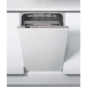 Zmywarka do zabudowy Indesit DSIO 3T224 CE (szer. 44.8cm; Panel zamknity; kolor srebrny) - 2877526212