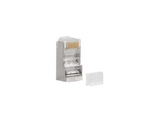 WTYK SIECIOWY RJ45 (8P8C) KAT.6 FTP (100SZT) Z PROWADNIC DO LINKI I DRUTU - 2877317171