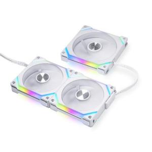 UNI FAN SL120 V2 RGB PWM Fan, Triple-pack White - 2878447357