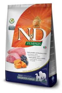 N&D Pumpkin Lamb & Blueberry Adult Medium & Maxi - sucha karma dla psa - 12kg - 2877979769